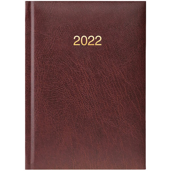 Ежедневник карманный датированный BRUNNEN 2022 MIRADUR, бордовый