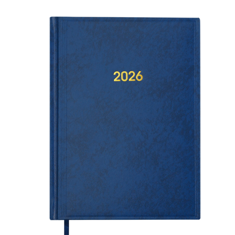 Щоденник датований 2026 BASE, А5, синій