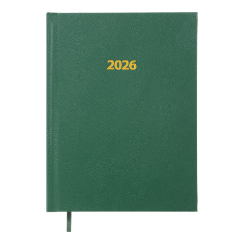 Щоденник датований 2026 STRONG, A5, зелений, бумвініл