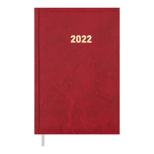 Ежедневник датированный 2022 BASE(Miradur), A6, красный