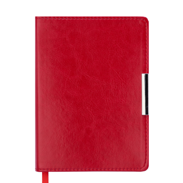 Ежедневник датированный 2021 SALERNO А6, красный, гибкая обложка