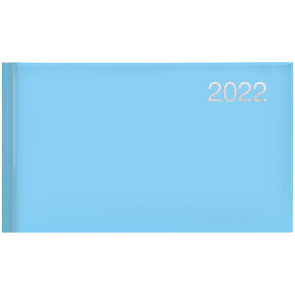 Еженедельник карманный датированный BRUNNEN 2022 Miradur Trend голубой
