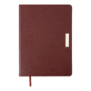 Ежедневник А5 недатированный SALERNO коричневый, кремовый блок, гибкая обложка