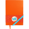 Блокнот деловой LOLLIPOP, А5, 96л., обложка из кожзама, на резинке, чистый, оранжевый 22628