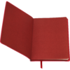 Блокнот деловой BRIEF, А5, 96л., обложка из кожзама, на резинке, в линию, красный 22645