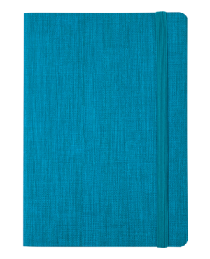 Блокнот деловой COLOR TUNES, А5, 96л., обложка из кожзама, чистые листы, бирюзовый