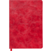 Блокнот деловой BELLAGIO LOGO2U, А5, 96л., гибкая обложка из кожзама, в клетку, красный