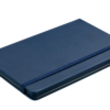 Блокнот деловой PROFY LOGO2U, А5-, 80л., тв. обложка из кожзама, в клетку, синий 24682