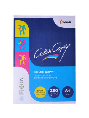 Бумага А4 Color Copy, 250г/м2, 125 листов, белая
