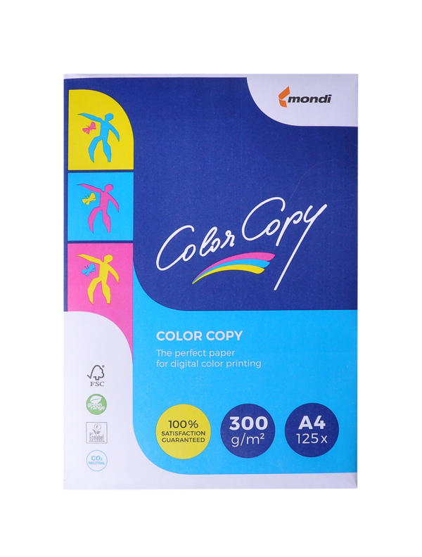 Бумага А4 Color Copy, 300г/м2, 125 листов, белая