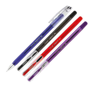 Ручка шариковая Fine Point Dix UX-111, 0,7мм, 1500м (син, черн, красн, фиол)