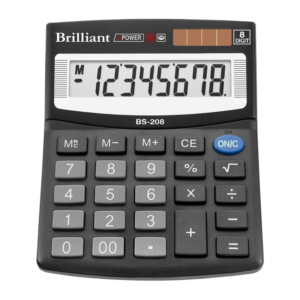 Калькулятор BRILLIANT BS-208, 8 разрядов, две батареи