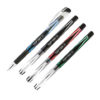 Ручка гелевая Top Tek Gel UX-133, 0.5 мм, 1200м (син, черн, красн, зел)