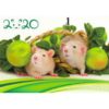 Календарь настенный квартальный 2020, 3 пружины, Крысы и яблоки