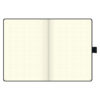 Записная книжка KOMPAGNON А4, 96л. твердая обложка, черная, точка 32342