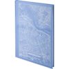 Книга канцелярская MAPS AMSTERDAM А4, 96 листов, твердая обложка, клетка, голубая 33533