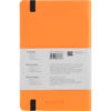 Записная книжка Partner Soft, 125*195, 96л, гибкая обложка, точка, черный срез, оранжевая 33682