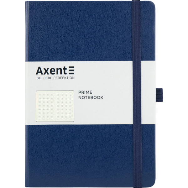 Записная книжка Partner Prime, А5, 96л, твердая обложка, точка, кремовый блок, темно-синяя