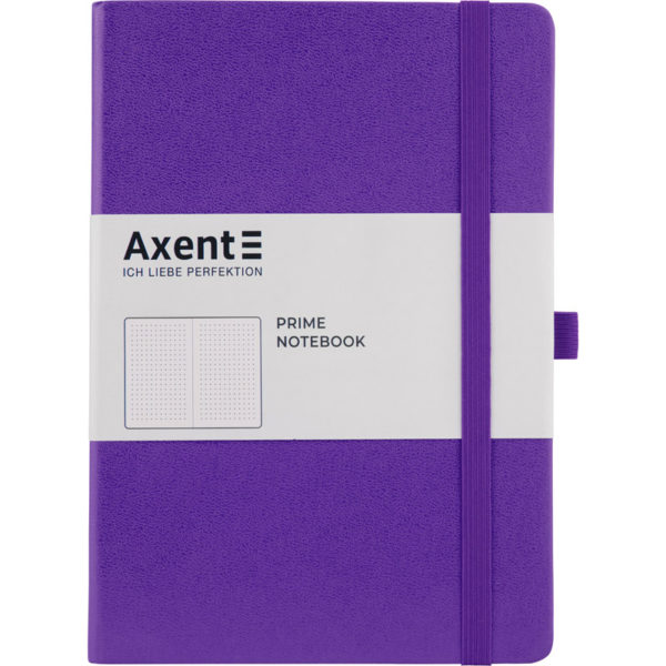 Записная книжка Partner Prime, А5, 96л, твердая обложка, точка, кремовый блок, фиолетовая
