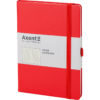 Записная книжка Partner Prime, А5, 96л, твердая обложка, клетка, кремовый блок, красная 33780