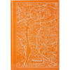 Книга канцелярская MAPS PRAGUE А4, 96 листов, твердая обложка, клетка, персиковая