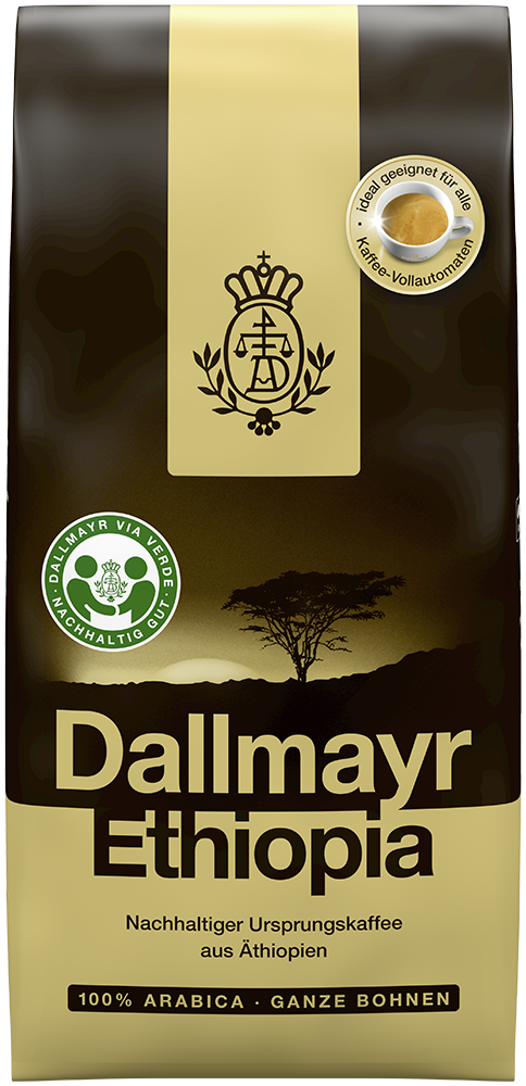 Кофе в зернах DALLMAYR Ethiopia, 500г, 100% арабика
