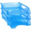 Лоток горизонтальный KOH-I-NOOR “Универсал” пластик, прозрачный синий 754142 40676