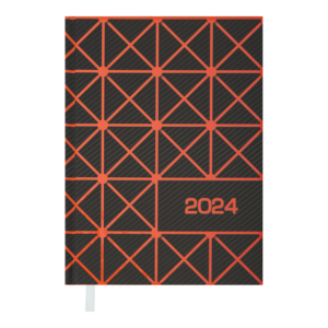 Ежедневник датированный 2024 LINEA, А5, оранжевый