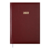 Ежедневник датированный 2022, EXPERT A5, бордовый
