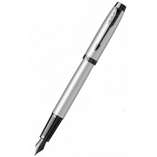 Ручка перьевая Parker IM 17 Achromatic Grey BT FP F 22 811