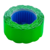 Ценник 22×12 мм (500 шт, 6 м), фигурный, внешняя намотка, зеленый, 10шт/туба