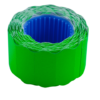 Ценник 26×12 мм (500 шт, 6 м), фигурный, внешняя намотка, зеленый, 10шт/туба