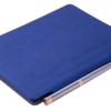 Блокнот деловой FRESH, А5, 96л., твердая обложка из кожзама, нелинованный, синий 50037