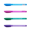 Ручка масляная неавтоматическая SILK, 0,5 мм, синяя