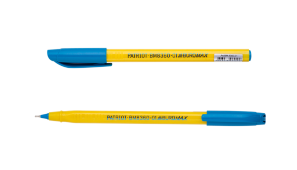 Ручка масляная неавтоматическая PATRIOT 0,5 мм, синяя