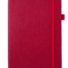 Блокнот деловой WILD, А5, 96л., гибкая обложка из кожзама, клетка, красный