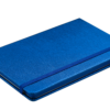 Блокнот деловой INGOT, 125×195 мм, 80л., твердая обложка из кожзама, клетка, синий 50091