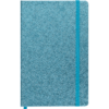 Блокнот деловой INGOT LOGO2U, 125×195 мм, 80л., твердая обложка из кожзама, клетка, голубой