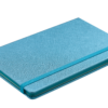 Блокнот деловой INGOT LOGO2U, 125×195 мм, 80л., твердая обложка из кожзама, клетка, голубой 50104