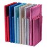 Блокнот деловой INGOT LOGO2U, 125×195 мм, 80л., твердая обложка из кожзама, клетка, розовый 50093