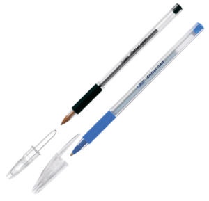Ручка шариковая “Cristal Grip” пластиковый корпус, 0,32мм, с резиновым грипом