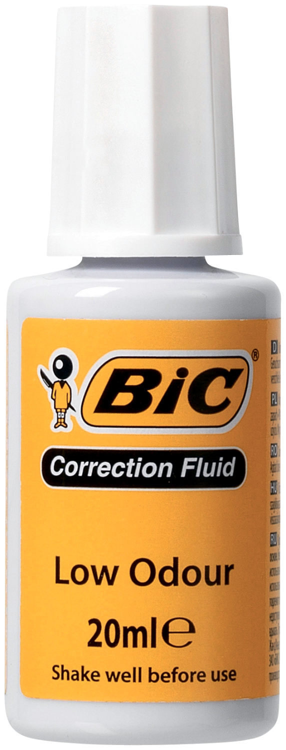 Корректирующая жидкость “BIC” с кисточкой, 20 мл