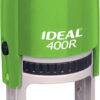 Оснастка для круглой печати D-40мм с защитным футляром, зеленый корпус