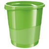 Корзина для бумаг пластиковая Esselte Vivida, 14л, зеленая