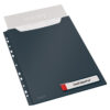 Файл для документов Leitz Cosy РР А4 на 150 листов, 3шт, серый, с расширением