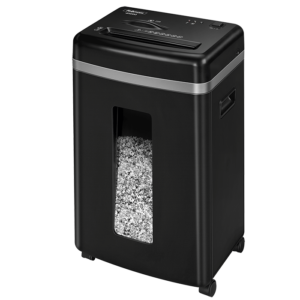 Знищувач документів Fellowes Microshred 450M до 9 аркушів, чорний