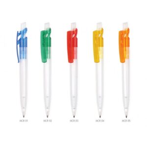 Ручка шариковая автоматическая пластиковая Maxx Cristal (5 цветов)