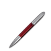 Ручка шариковая автоматическая металлическая SOLARIS, красная