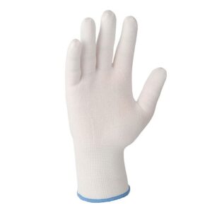 Перчатки DOLONI белые, нейлоновые L-9р