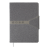 Ежедневник датированный 2022 NAVIGATOR, А4 серый, на застежке